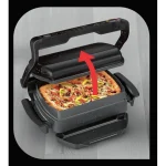 Tefal Optigrill+ Επιτραπέζια Ηλεκτρική Ψησταριά Αυλακωτής Πλάκας 2000W Ανοξείδωτη με Καπάκι και Ρυθμιζόμενο Θερμοστάτη 30x20εκ. GC 714834 - Image 14