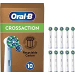 Oral-B CrossAction Ανταλλακτικές Κεφαλές για Ηλεκτρική Οδοντόβουρτσα 10τμχ 8006540861967