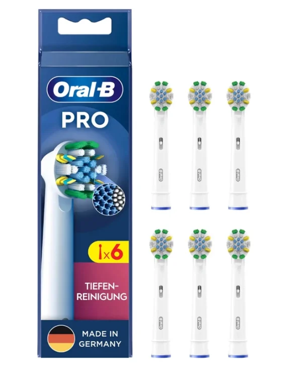 Oral-B Pro Deep Cleaning Ανταλλακτικές Κεφαλές για Ηλεκτρική Οδοντόβουρτσα 860793 6τμχ