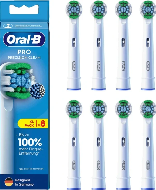 Oral-B Pro Precision Clean Ανταλλακτικές Κεφαλές για Ηλεκτρική Οδοντόβουρτσα BRA-861073 8τμχ 8006540861073