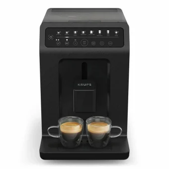 Krups Evidence Eco-Design Αυτόματη Μηχανή Espresso 1450W Πίεσης 15bar με Μύλο Άλεσης Μαύρη EA897B10