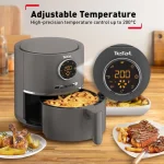 Tefal Ultra Fry Digital EY111 Air Fryer 4.2lt Γκρι EY111B15 - Image 4