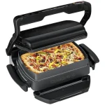 Tefal Optigrill+ Επιτραπέζια Ηλεκτρική Ψησταριά 2000W Ανοξείδωτη με Καπάκι και Ρυθμιζόμενο Θερμοστάτη 36.5x36.5εκ. GC 7148 - Image 5