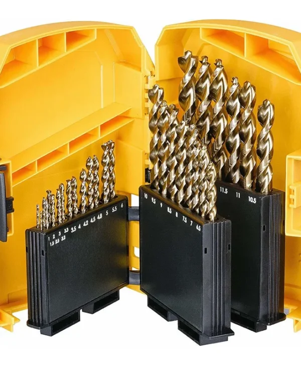 Dewalt Σετ 29 HSS-G Τρυπάνια HSS με Κυλινδρικό Στέλεχος για Μέταλλο DT7926-XJ