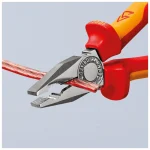 Knipex Πένσα Ίσια Ηλεκτρολόγου Μήκους 180mm 0306180 - Image 5