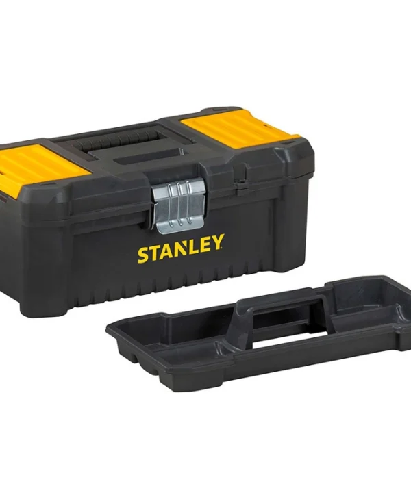 Stanley Essential Εργαλειοθήκη Χειρός Πλαστική με Ταμπακιέρα Π40.6xB21xΥ19.5cm STST1-75518