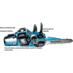 Makita Αλυσοπρίονο Μπαταρίας Solo Brushless 36V 5.2kg με Λάμα 35cm DUC353Z - Image 4