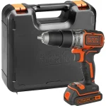 Black & Decker Κρουστικό Δραπανοκατσάβιδο Μπαταρίας Brushless 18V 1x1.5Ah BL188K-QW