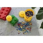 LEGO Παιδικό Κουτί Αποθήκευσης από Πλαστικό S Girl Head Κίτρινο 16x16x18cm 40310805 - Image 4