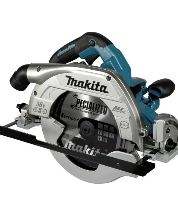 Makita Δισκοπρίονο 36V Solo με Σύστημα Αναρρόφησης DHS900Z