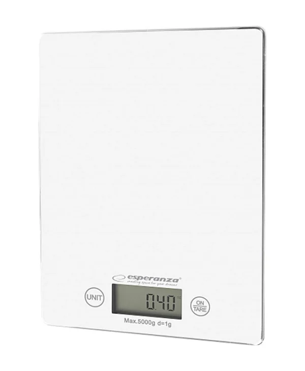 Esperanza Lemon Ψηφιακή Ζυγαριά Κουζίνας 1gr/5kg White EKS002W