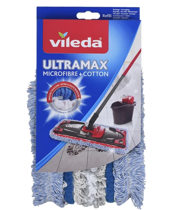 Vileda Σκούπα με Μικροίνες Ultramax Micro & Cotton 141626