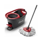 Vileda Σετ Κουβάς με Σφουγγαρίστρα με Μικροίνες Rotary Mop Turbo 167751