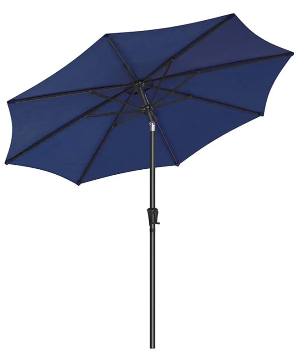 Ομπρέλα Δαπέδου Στρογγυλή Μεταλλική Navy Blue με Βάση Στήριξης Φ3m GPU116L01