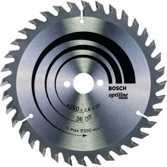 Bosch Δίσκος Κοπής Ξύλου 160mm 2608640597