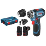 Bosch GSR 12V-15 FC Δραπανοκατσάβιδο Μπαταρίας 12V 2x2Ah 06019F6001 - Image 8