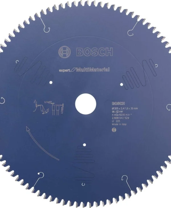 Bosch Δίσκος Κοπής Ξύλου 305mm 2608642529