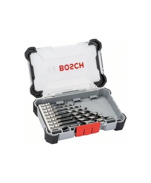 Bosch Σετ 8 Τρυπάνια HSS με Εξάγωνο Στέλεχος για Μέταλλο 2608577146