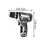 Bosch GSR 12V-15 Δραπανοκατσάβιδο Μπαταρίας Solo 12V 0601868101 - Image 5