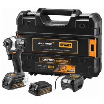 Dewalt McLaren Παλμικό Κατσαβίδι Μπαταρίας 18V 2x1.7Ah DCF85ME2GT-QW