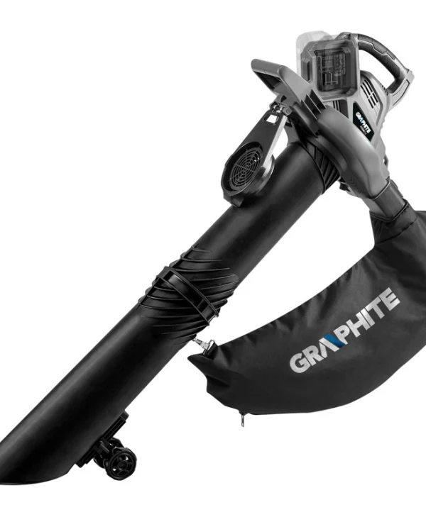 Graphite Φυσητήρας / Απορροφητήρας Χειρός Μπαταρίας Solo με Μέγιστη Ταχύτητα Αέρα 200km/h TOP-58G036