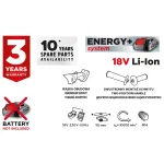 Graphite Τροχός 115mm Μπαταρίας 18V Solo 58G003 - Image 4