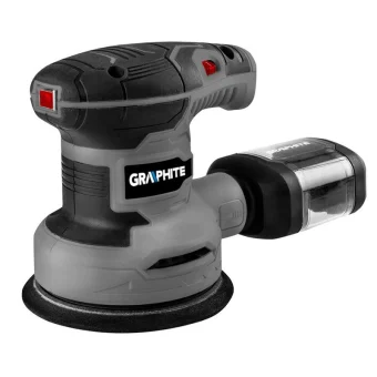 Graphite Έκκεντρο Τριβείο 125mm Ρεύματος 300W με Ρύθμιση Ταχύτητας και με Σύστημα Αναρρόφησης 59G348