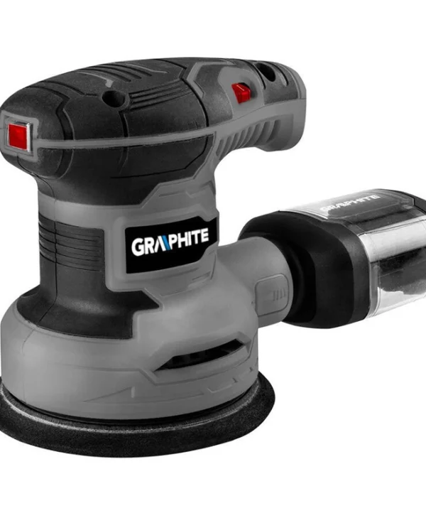 Graphite Έκκεντρο Τριβείο 125mm Ρεύματος 300W με Ρύθμιση Ταχύτητας και με Σύστημα Αναρρόφησης 59G348