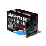 Graphite Έκκεντρο Τριβείο 125mm Ρεύματος 300W με Ρύθμιση Ταχύτητας και με Σύστημα Αναρρόφησης 59G348 - Image 5