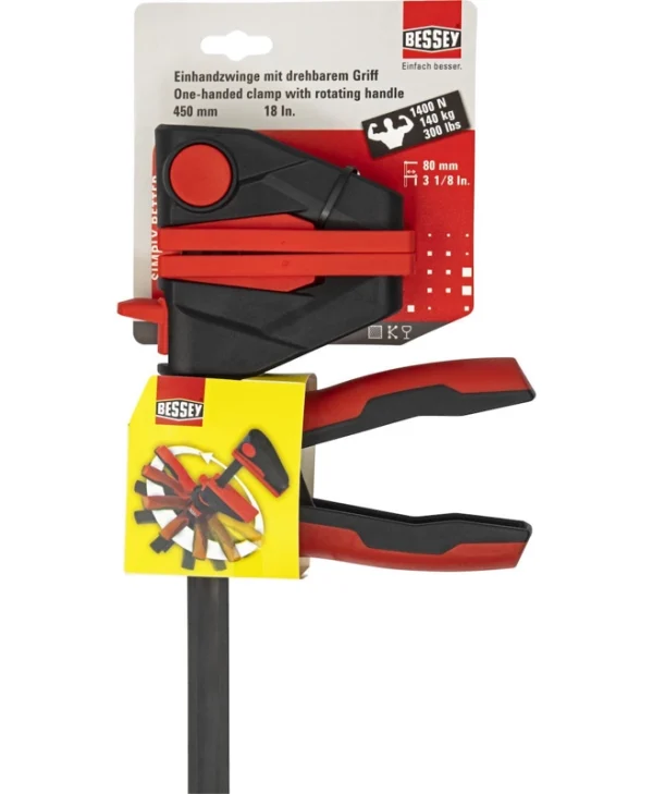 Bessey EZ360-45 Σφιγκτήρας Τύπου "F" με Μέγιστο Άνοιγμα 450mm