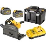 Dewalt Βυθιζόμενο Δισκοπρίονο 2x6Ah με Ρύθμιση Ταχύτητας και με Σύστημα Αναρρόφησης DCS520T2 - Image 3