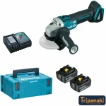 Makita Τροχός 125mm Μπαταρίας Brushless 2x5Ah DGA504RTJ - Image 4