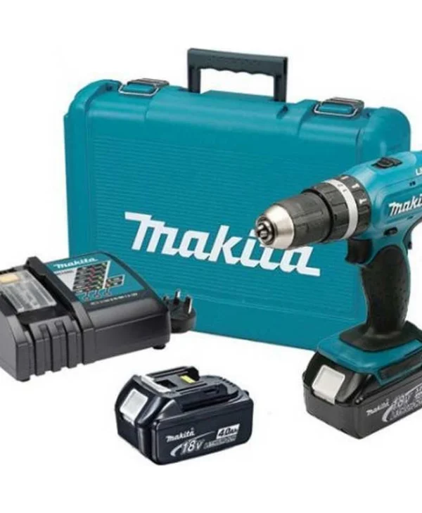 Makita Κρουστικό Δραπανοκατσάβιδο Μπαταρίας 18V 2x3Ah DHP453RFE