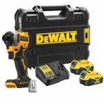 Dewalt Powerstack Παλμικό Κατσαβίδι Μπαταρίας Brushless 18V 2x5Ah DCF850P2T-QW - Image 4