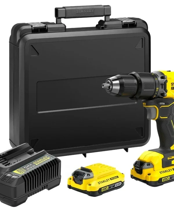 Stanley Fatmax Κρουστικό Δραπανοκατσάβιδο Μπαταρίας Brushless 18V 1x2Ah SFMCD715D2K-QW