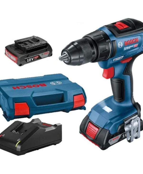 Bosch GSR 18V-50 Δραπανοκατσάβιδο Μπαταρίας Brushless 18V 2x2Ah 06019H5000