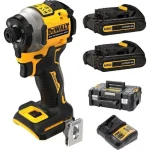 Dewalt Παλμικό Κατσαβίδι Μπαταρίας Brushless 18V 2x2Ah DCF850D2T-QW