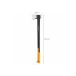 Fiskars X36 Τσεκούρι Σχισίματος Μήκους 91.5cm και Βάρους 2500gr με λαβή Fiberglass 1069109 - Image 2