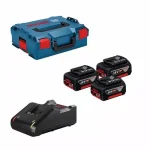 Bosch Σετ Μπαταρίας Χωρητικότητας 5Ah 18V με Φορτιστή GAL 18V-40 0615990L3T