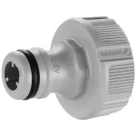 Gardena 18221-20 Ρακόρ Βρύσης με Αρσενικό Σπείρωμα 26.5mm Γκρι - Image 2