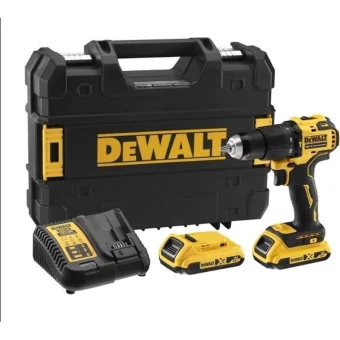 Dewalt Κρουστικό Δραπανοκατσάβιδο Μπαταρίας Brushless 18V 2x2Ah DCD709D2T-QW