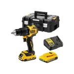 Dewalt Κρουστικό Δραπανοκατσάβιδο Μπαταρίας Brushless 18V 2x2Ah DCD709D2T-QW - Image 8