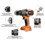 Neo Tools Κρουστικό Δραπανοκατσάβιδο Μπαταρίας Solo Brushless 18V 04-616 - Image 4