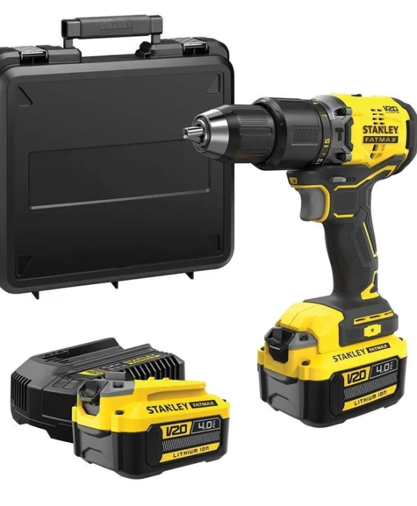 Stanley Κρουστικό Δραπανοκατσάβιδο Μπαταρίας Brushless 18V 2x4Ah SF-SFMCD715M2K