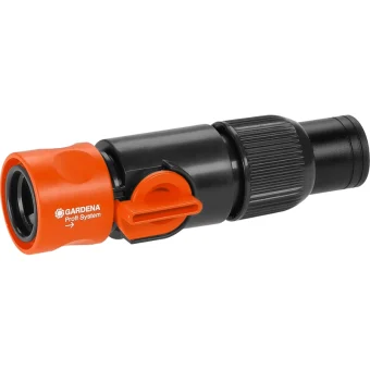 Gardena 02819-20 Ταχυσύνδεσμος με Διακόπτη 19mm Πορτοκαλί