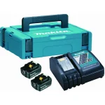 Makita Σετ 2 Μπαταριών Εργαλείου Λιθίου 18V Χωρητικότητας 5Ah με Φορτιστή DC18RC 2864466 - Image 5