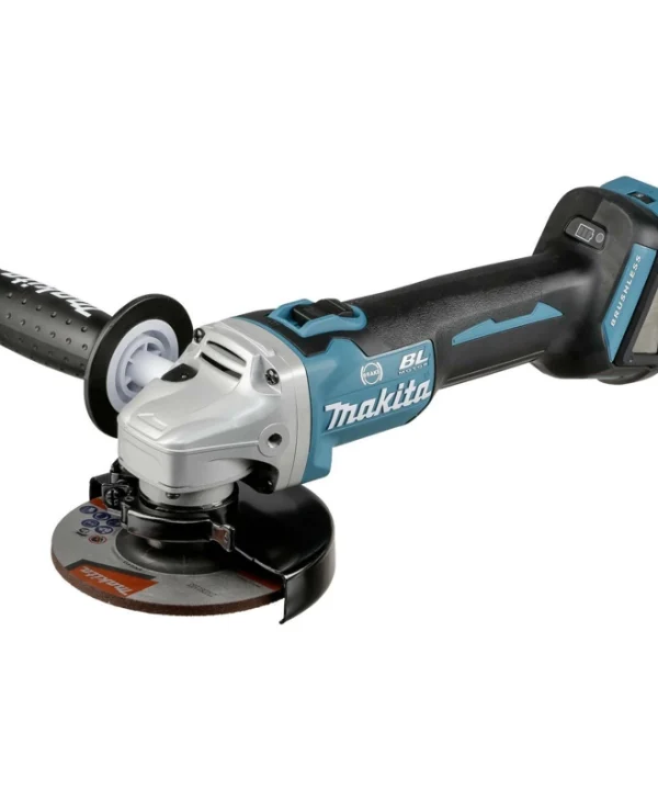 Makita Τροχός 115mm Μπαταρίας Brushless με Ρύθμιση Στροφών 18V Solo DGA517ZJ