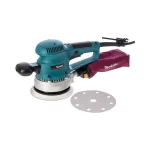 Makita Έκκεντρο Τριβείο 150mm Ρεύματος 310W με Ρύθμιση Ταχύτητας και με Σύστημα Αναρρόφησης BO6030 - Image 2