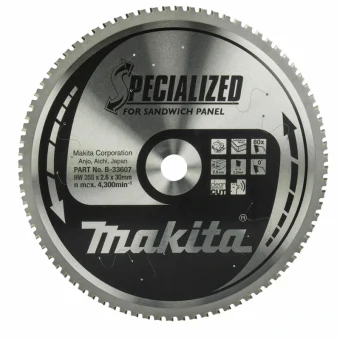 Makita Circular Saw 355x30x80t Specialized Laminated Panels B-33607