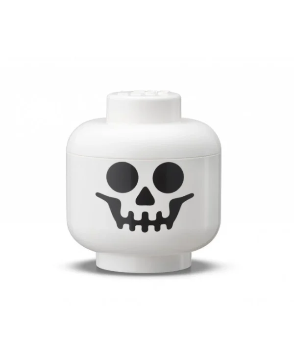LEGO Παιδικό Κουτί Αποθήκευσης από Πλαστικό Mini Skeleton Λευκό 10.2x12x10.2cm 40330813